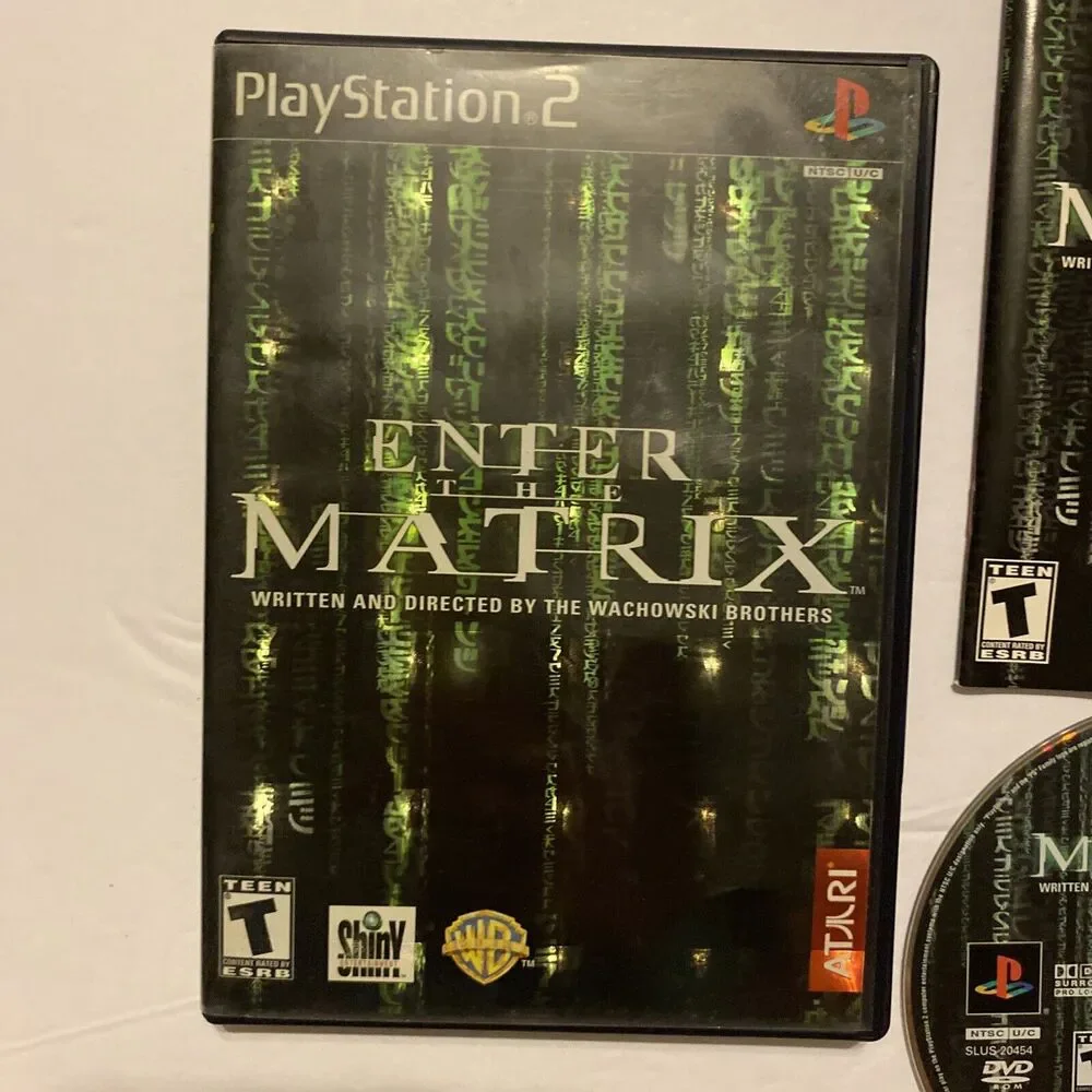Enter the Matrix (Sony PlayStation 2, 2003) Complete with Manual